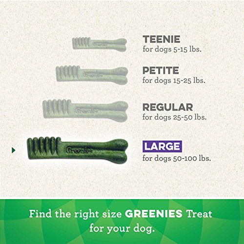 GREENIES Dog Dental Chews, Large Size 100 Deals