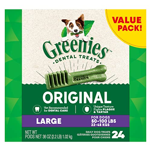 GREENIES Dog Dental Chews, Large Size 100 Deals