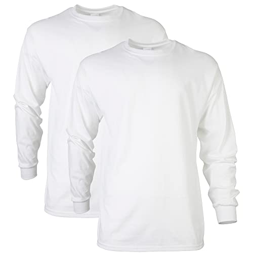 Gildan Men's Long Sleeve T-Shirt Multipack Large 100 Deals
