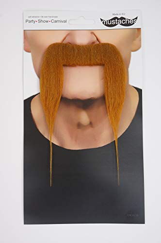 Ginger Fu Manchu Fake Mustache for Adults 100 Deals