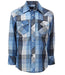 Gioberti Boys Plaid Shirt, Blue, Size 12 100 Deals