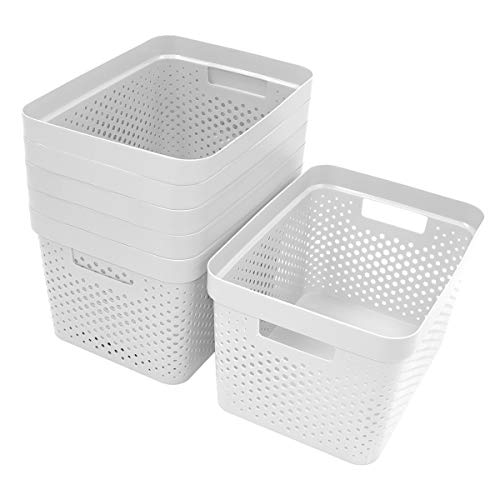 Glad Plastic Storage Baskets, 6-Pack 100 Deals