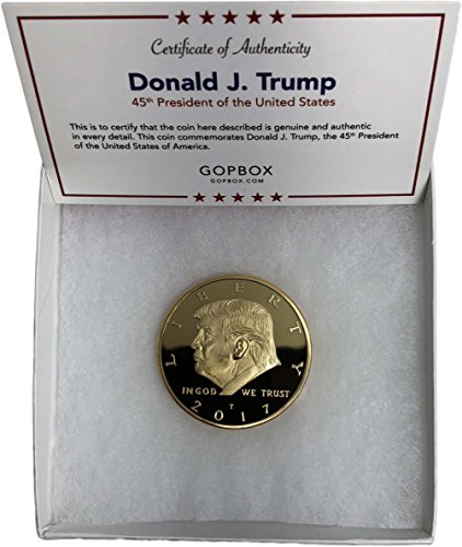 Gold Plated Donald Trump Collectable Coin 100 Deals