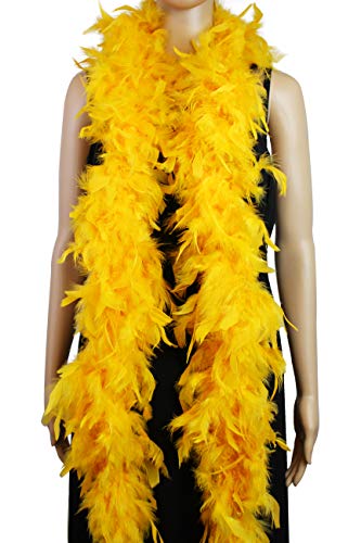 Gold Yellow Feather Boa - Party/Wedding/Christmas 100 Deals
