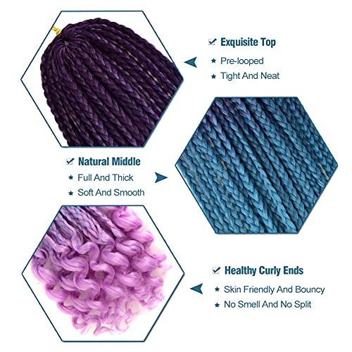 Gottin Ombre Crochet Hair Extensions (24 inch) 100 Deals