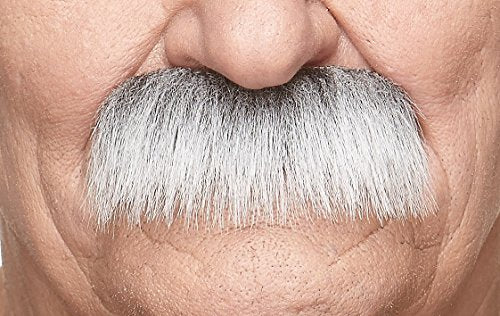 Grandpa's False Facial Hair Costume Accessory Gray 100 Deals