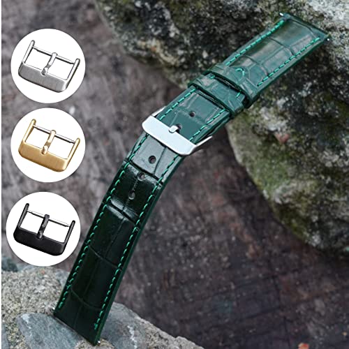 Green Alligator Leather Watch Band 24mm 100 Deals