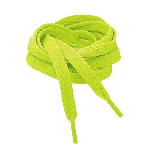Green Flat Shoelaces - 30 inches 100 Deals