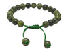 Green Jade Adjustable Gemstone Bracelet - Unisex 100 Deals