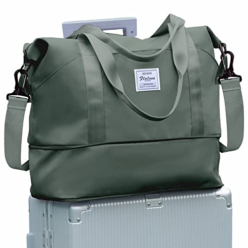 Green Waterproof Duffel Gym Tote Bag 100 Deals