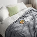 Grey Queen Size Fleece Bed Blanket 100 Deals
