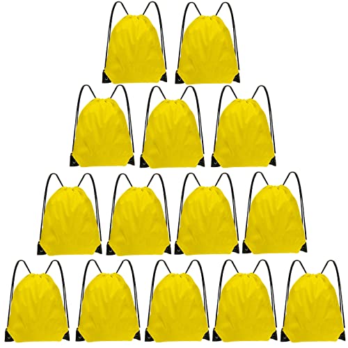 Grneric Yellow Drawstring Backpack Bulk for Men 100 Deals
