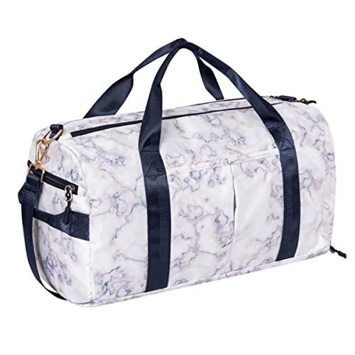 Gym Bag for Women | Navy/White - Marble 100 Deals