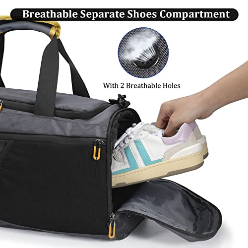 Gym Duffle Bag Backpack with Shoe Compartment 100 Deals