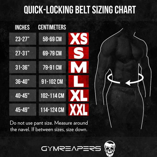 Gymreapers Quick Locking Weightlifting Belt 100 Deals