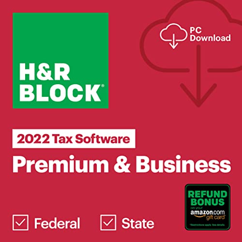 H&R Block Premium Business Software 2022 100 Deals
