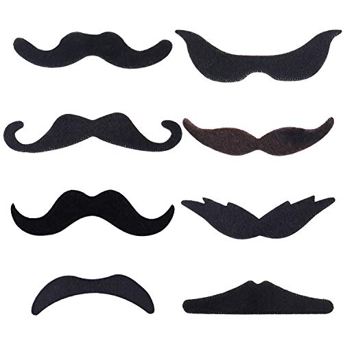 HESTYA 48 Pieces Fake Mustaches Halloween Party 100 Deals