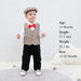 HOSUKKO Baby Boy Formal Gentleman Outfit 100 Deals