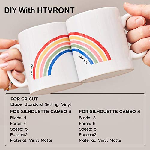HTVRONT White Permanent Vinyl Roll for Crafters 100 Deals