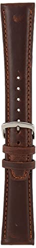 Hadley-Roma Men's 22mm Brown Leather Watch Strap 100 Deals