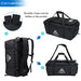 Haimont Convertible Duffle Backpack - Black 100 Deals