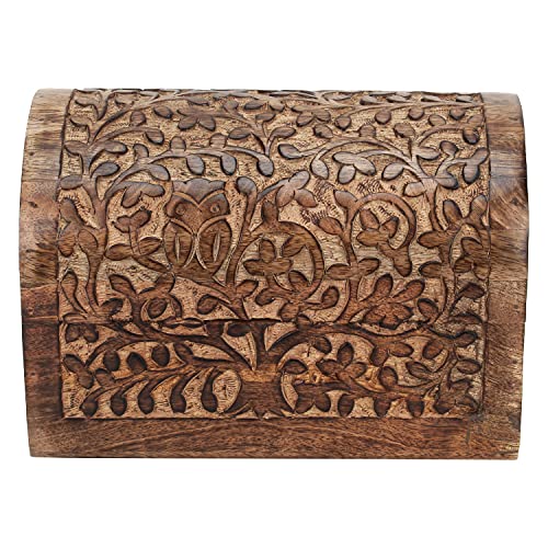 Hand Carved Tree Of Life Jewelry Box 100 Deals