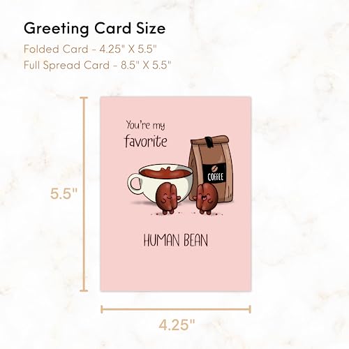 Handmade Funny Coffee Greeting Card for Him or Her 100 Deals