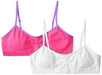Hanes Girl's Seamless Foam Bra, White/Pink, Large 100 Deals