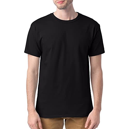 Hanes Men's Black Athletic T-Shirt Pack 100 Deals