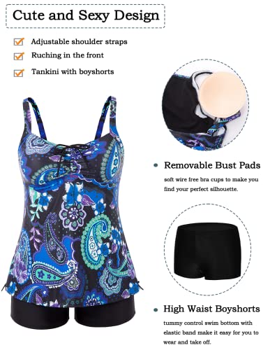 Hanna Nikole Women's Printed Swimdress - Shortened 100 Deals