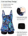Hanna Nikole Women's Printed Swimdress - Shortened 100 Deals
