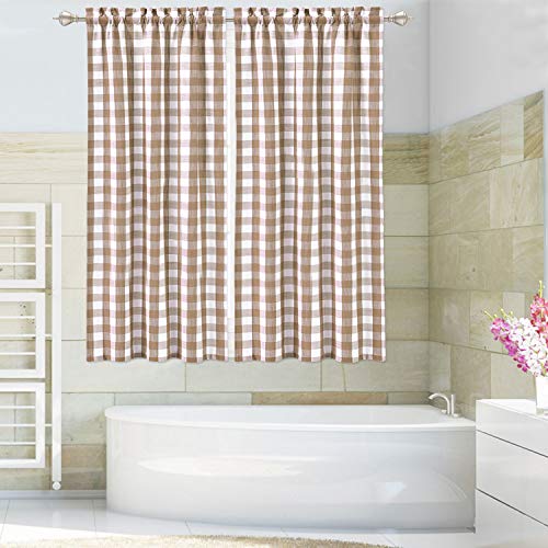 Haperlare Buffalo Checker Bathroom Window Curtains 100 Deals