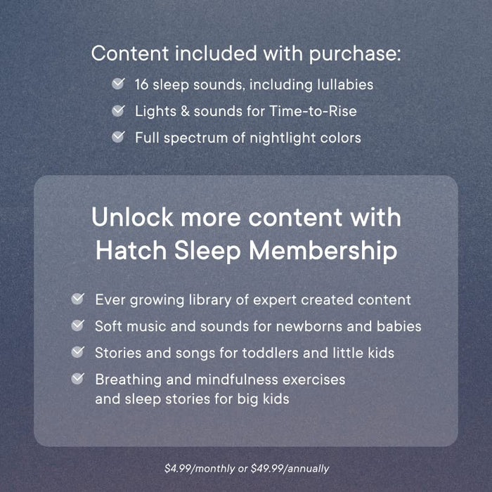 Hatch Rest Baby Sound Machine | Sleep Trainer 100 Deals