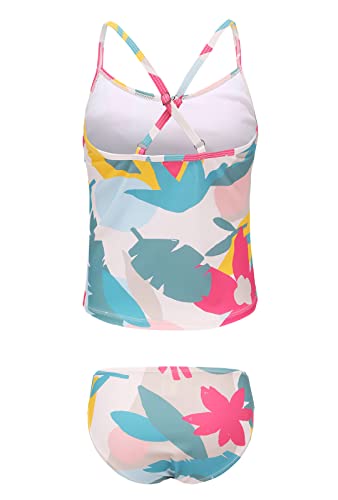 Hawaiian Floral Tankini Swimwear - Size 8 100 Deals