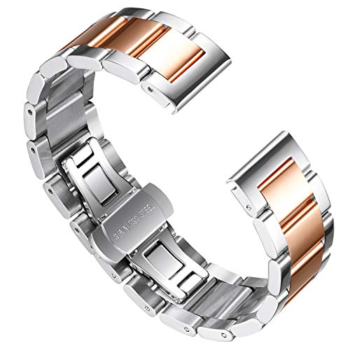 Heavy Polished Stainless Steel Watch Band 100 Deals