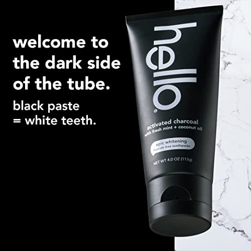 Hello Activated Charcoal Epic Teeth Whitening Toothpaste 100 Deals
