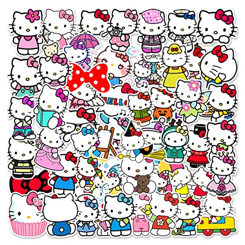 Hello Kitty Laptop Stickers Waterproof and Portable 100 Deals