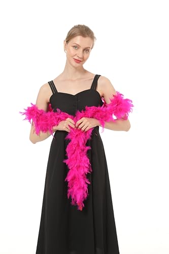 Hot Pink Chandelle Feather Boa for Events 100 Deals