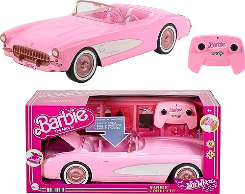 Hot Wheels RC Barbie Corvette Toy Car 100 Deals