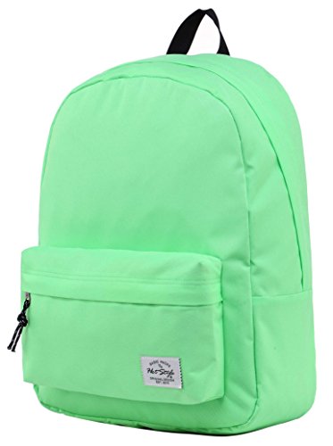 HotStyle SIMPLAY Classic School Backpack Bookbag, PaleGreen 100 Deals