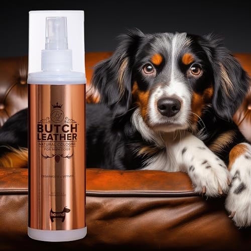 Hownd Butch Leather Natural Dog Cologne - Cedarwood & Vetiver - 8.5oz 100 Deals