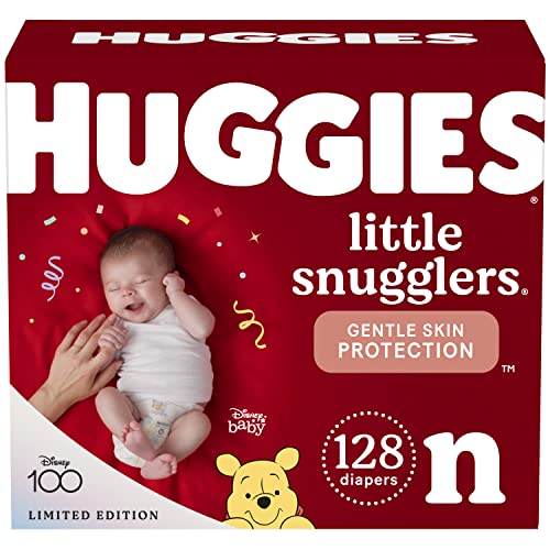 Huggies Little Snugglers Newborn Diapers, 128 Count 100 Deals