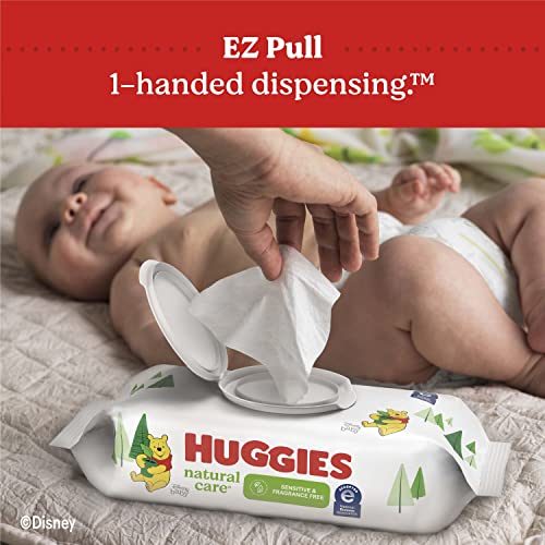 Huggies Natural Care Sensitive Baby Wipes, Unscented 100 Deals