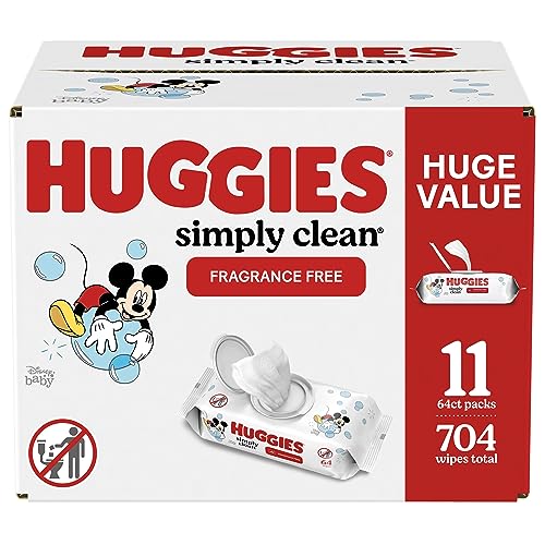 Huggies Simply Clean Baby Wipes, 704 Count 100 Deals