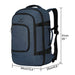 Hynes Eagle 40L Travel Backpack Blue 100 Deals
