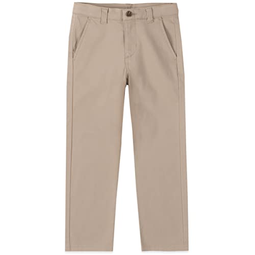 IZOD Boys' Khaki School Uniform Pants, Size 10 Slim 100 Deals