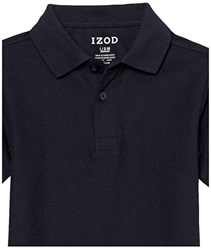 IZOD Boys' Navy School Uniform Polo, Size 5 100 Deals