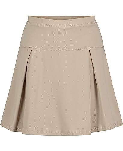 IZOD Girls' Khaki Performance School Uniform Skirt 100 Deals