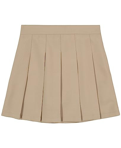 IZOD Girls' Khaki School Uniform Scooter Skirt 100 Deals