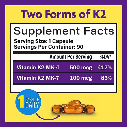 InnovixLabs Full Spectrum Vitamin K2 Capsules 100 Deals
